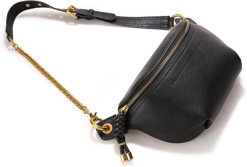 Bolso cruzado de moda para mujer, bolso de pecho con diseño de nicho, bolso de hombro con cadena, bolso con correas intercambiables para el hombro