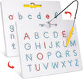 GAMENOTE Tablero magnético de letras de doble cara
