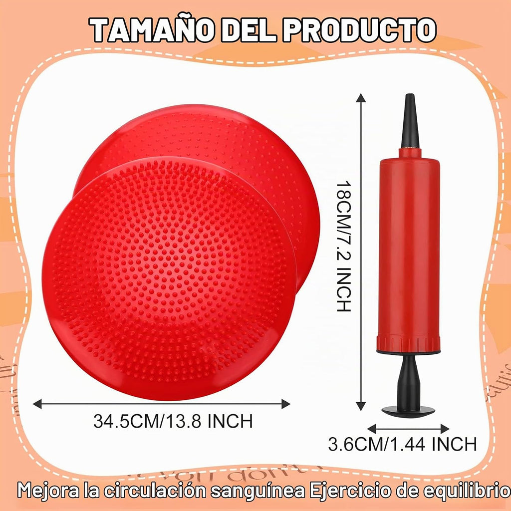 Cojines tambaleantes inflados de 13 pulgadas para niños