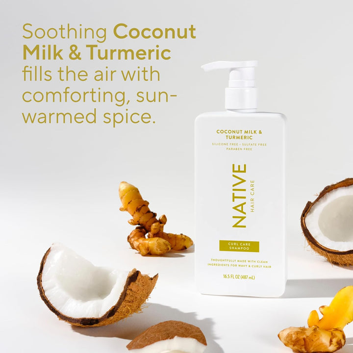 Native El champú y acondicionador de coco y cúrcuma contiene ingred...