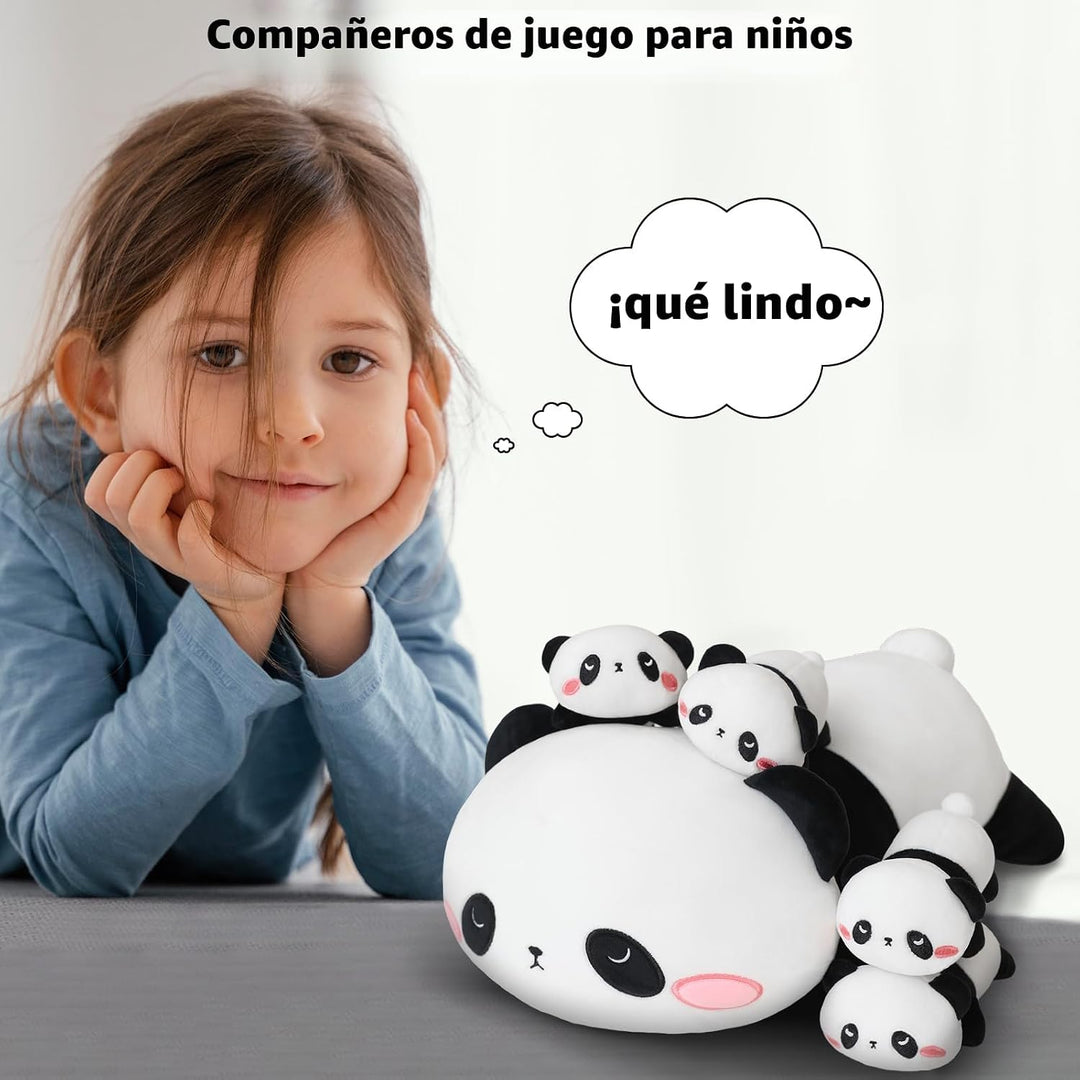 TOYSYM Panda de peluche lindo con almohada de peluche de panda de 4...