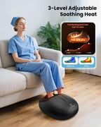 Masajeador de pies Shiatsu grande COMFIER con calor, tamaño 15, HSA