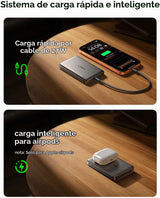 LISEN para batería Magsafe Power Bank, cargador portátil delgado de...