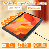 Tablet Android 15 de 10 pulgadas, tableta 2 en 1 con teclado. 8GB R...