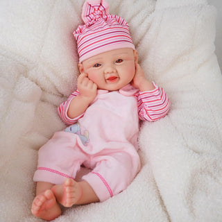 Muñeca de bebé de 44.5 cm \/ 17.5 pulgadas para niña, muñeca de beb...