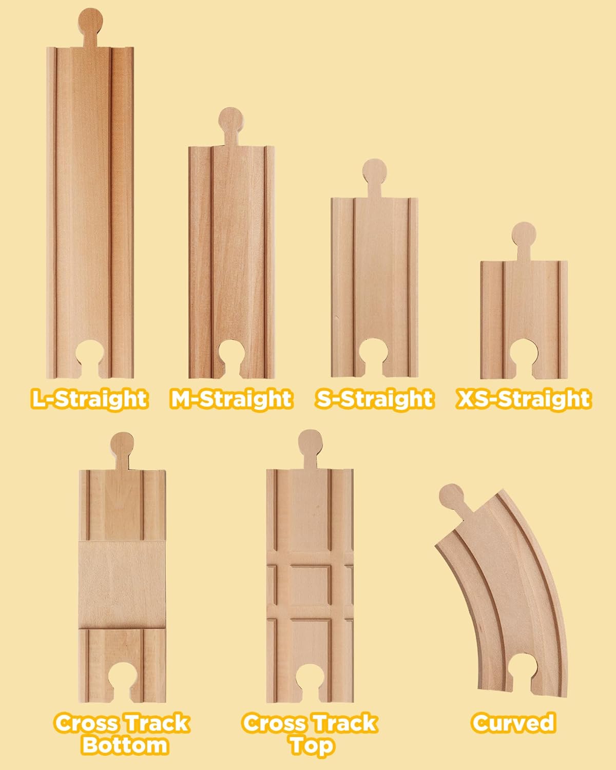 SainSmart Jr Tren de madera 24 piezas expansión de pista