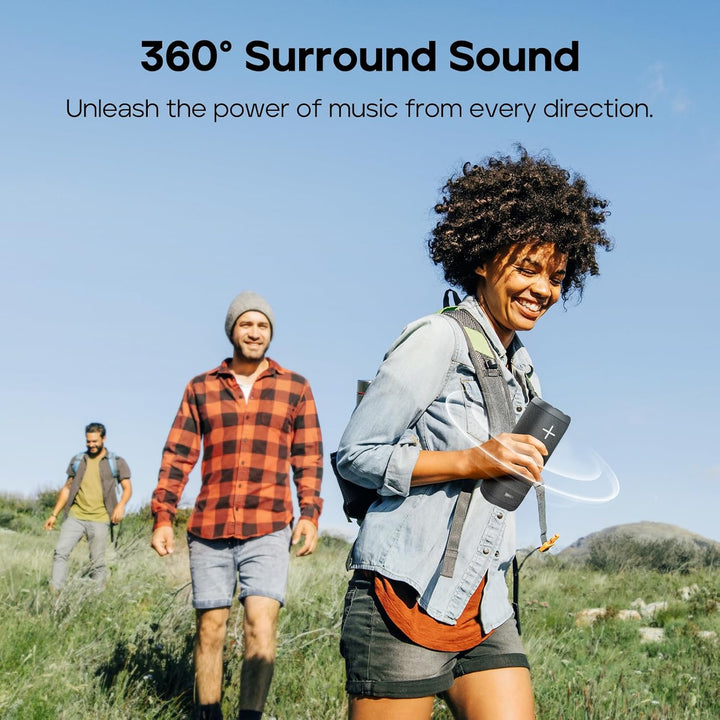 Tribit StormBox 2 - Altavoz Bluetooth con sonido envolvente 360° de...