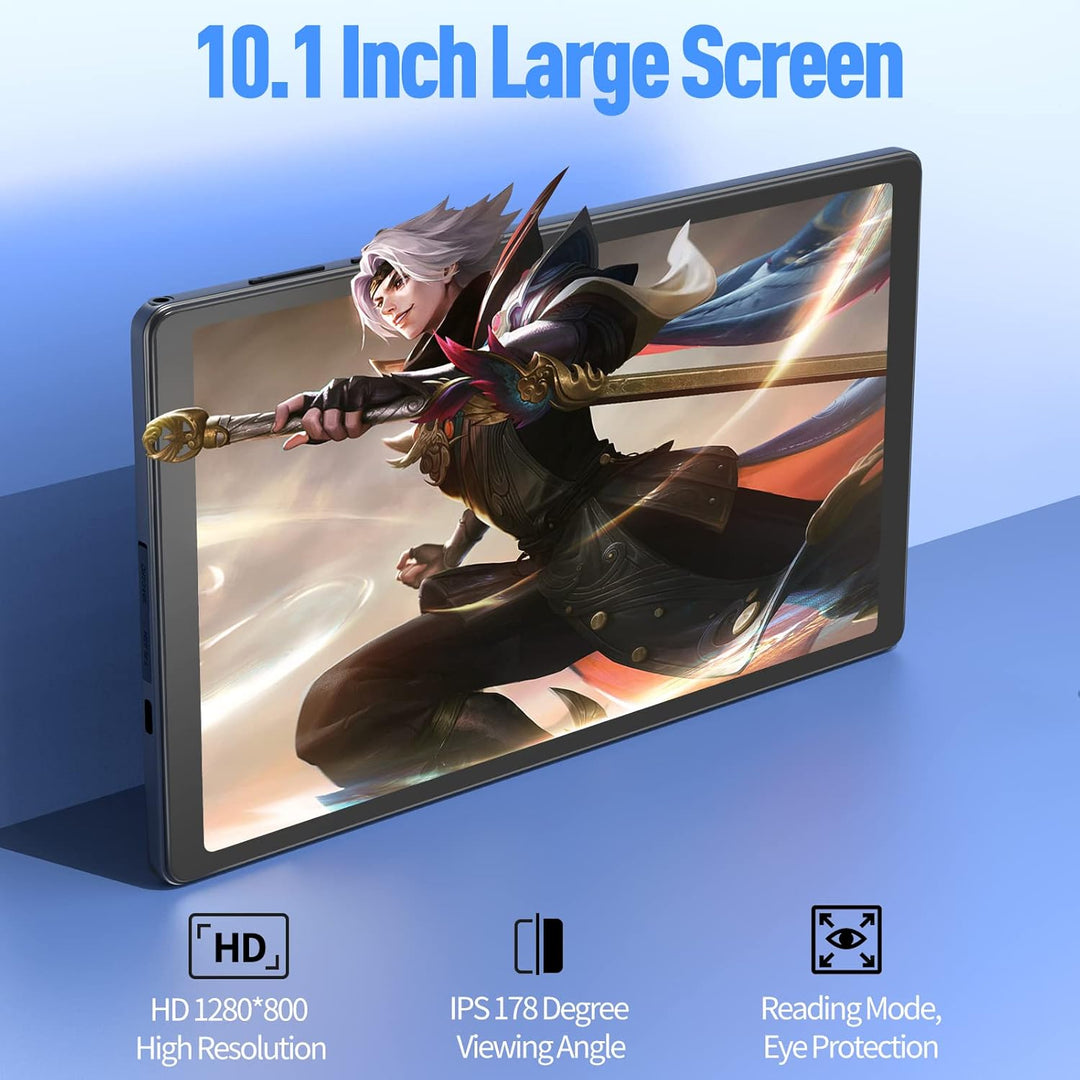 NEWISION Tablet Android de 10 pulgadas, 32 GB de almacenamiento, cu...
