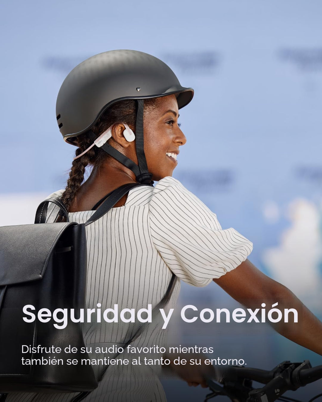 SHOKZ OpenMove - Auriculares deportivos Bluetooth de oreja abierta,...