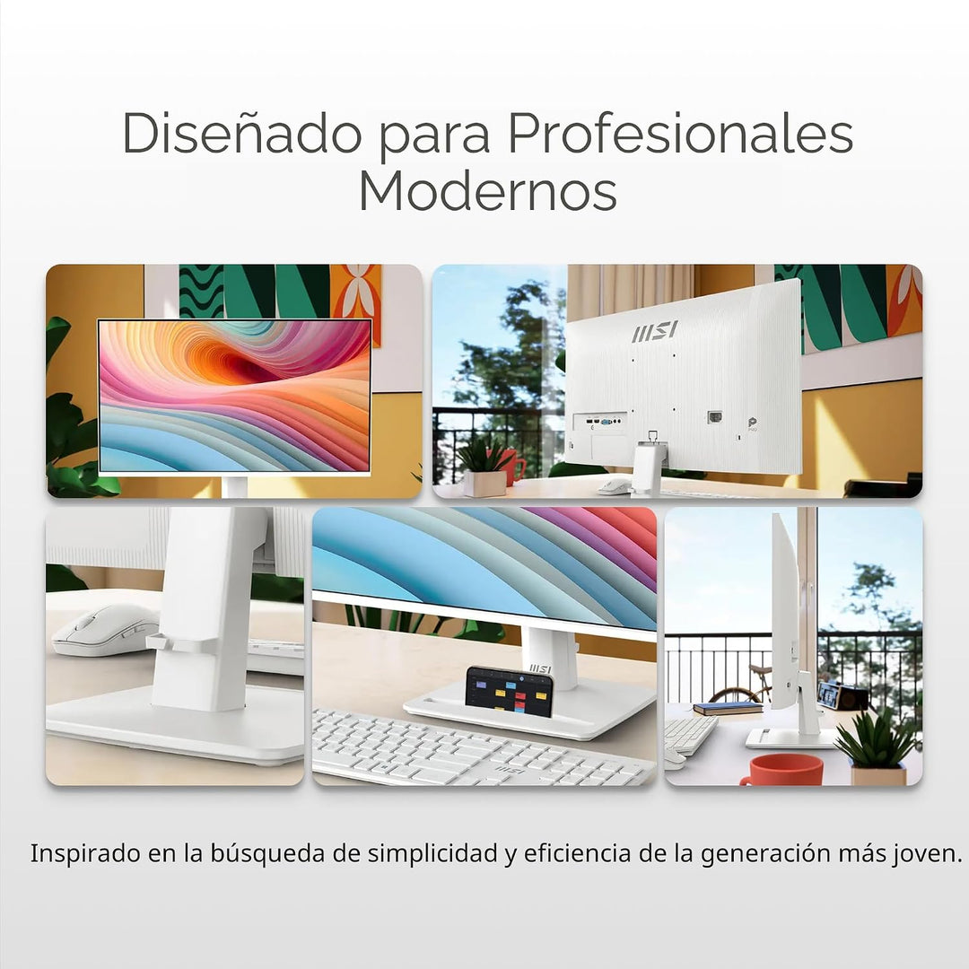 MSI PRO MP251W E2 - Monitor de oficina para juegos IPS 1920 x 1080...