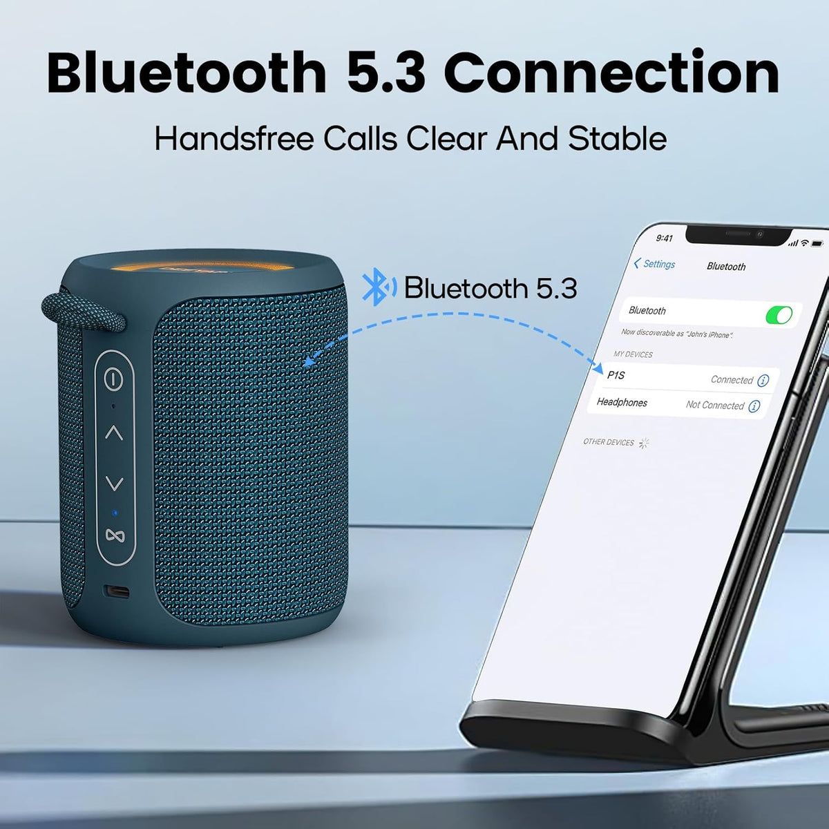 Altavoz Bluetooth inalámbrico, IP67 impermeable y a prueba de polvo...