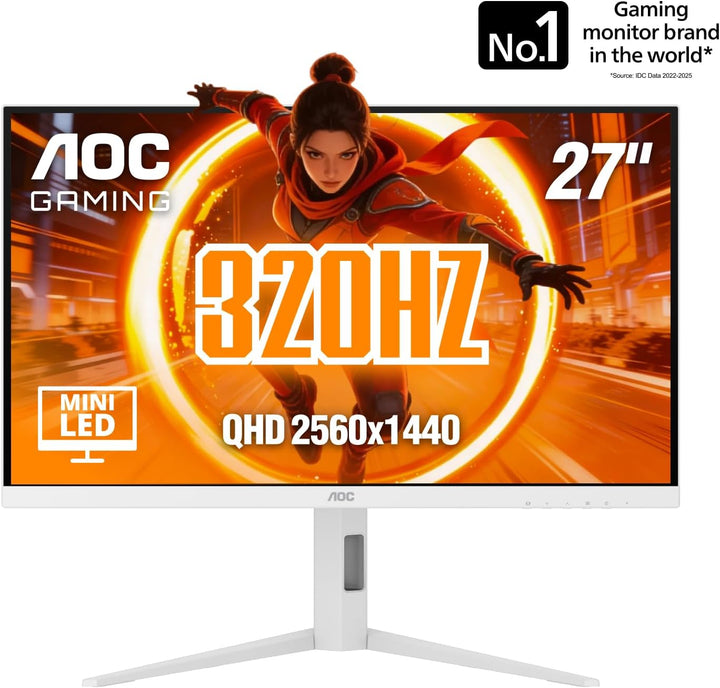 AOC Monitor para juegos Mini-LED de 27 pulgadas, QHD 2560×1440, 320...