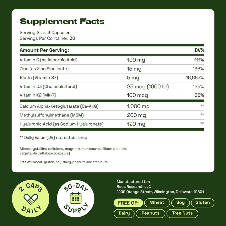 Cata-Kor Vitaminas para el cabello, la piel y las uñas para mujeres...
