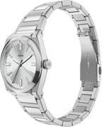 Fossil Reloj Everett de acero inoxidable con tres manecillas para mujer