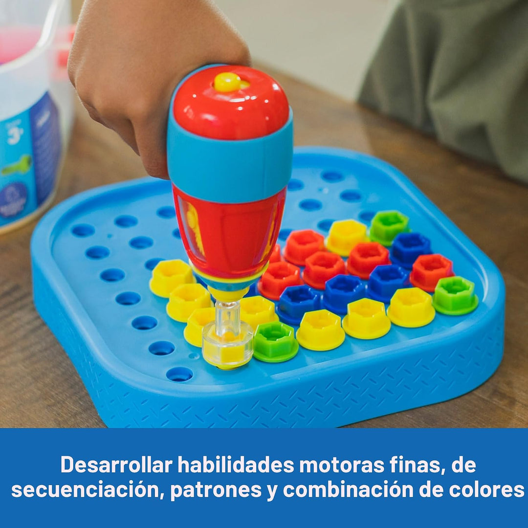 Educational Insights - Juego de construcción y cubo de atornillar y...