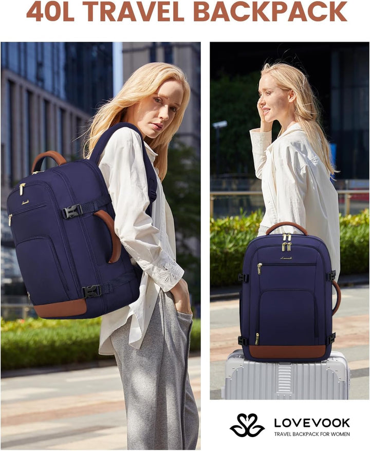 LOVEVOOK Mochila de viaje para mujer y hombre, Mochilas de viaje