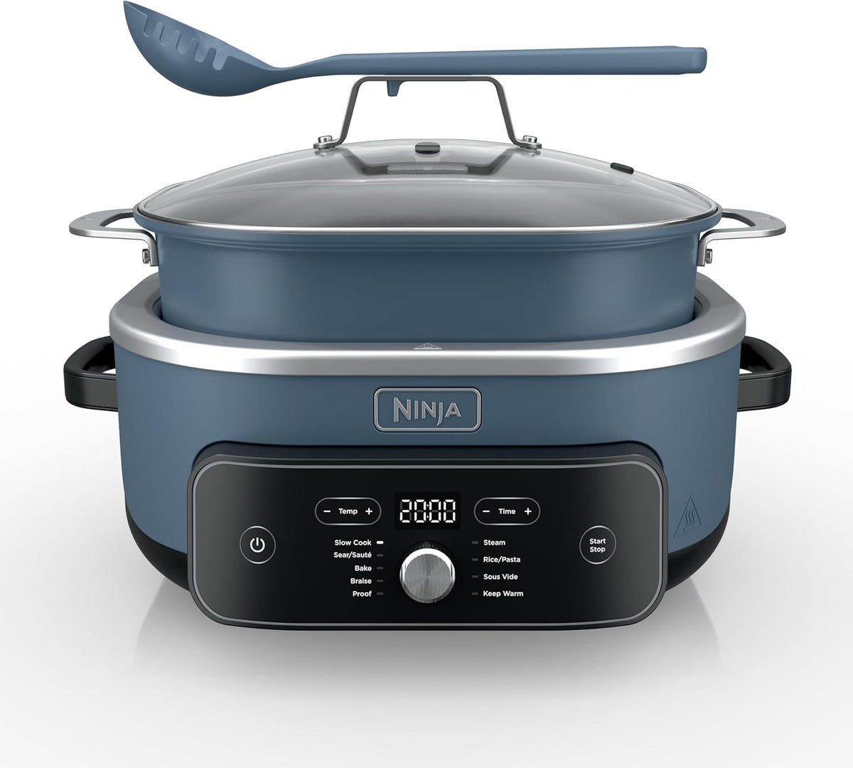 Ninja® PossibleCooker™ PRO Plus 9 en 1, 8.5 cuartos de galón, macarrón azul