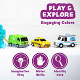 Tub Works Vehicles - Juguetes de baño sin moho para coches