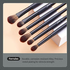 Jessup Juego de brochas de maquillaje veganas con corrector