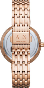Armani Exchange A|X Reloj para Mujer, Reloj de Acero Inoxidable de Tres Manecillas para Mujer