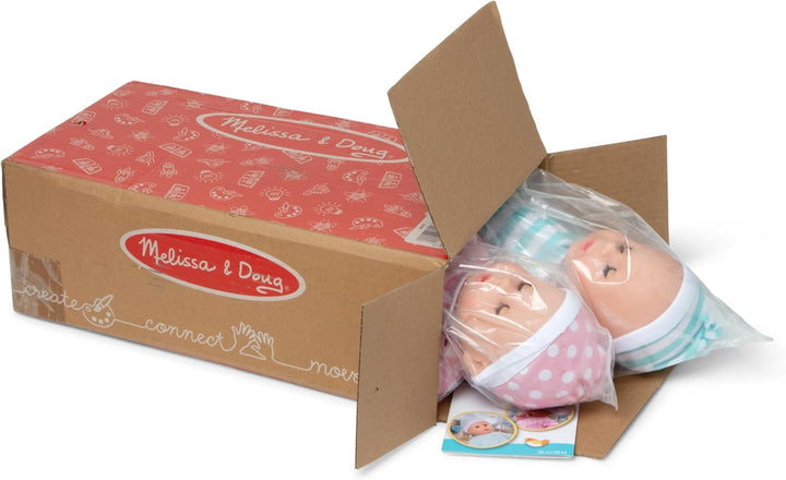 Melissa &amp; Doug Mine to Love Luke &amp; Lucy - Muñecas realistas...