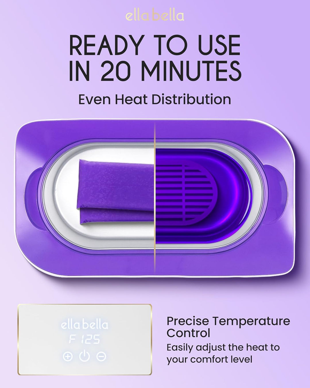 ELLA BELLA® Máquina de cera de parafina para manos y pies \u2022 Ca...