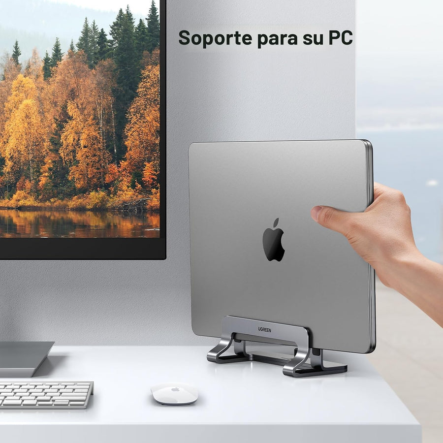 UGREEN Soporte vertical para laptop para escritorio compatible con...