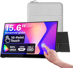 cocopar Monitor portátil con pantalla táctil de 15.6 pulgadas 1080P...