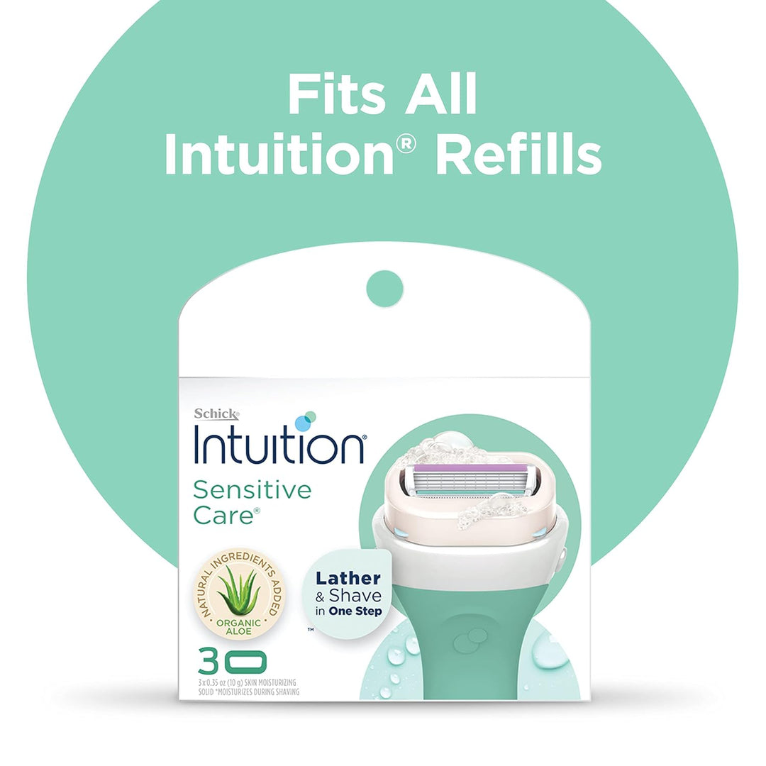 Maquinillas de afeitar Schick Intuition Sleek para mujeres con piel...