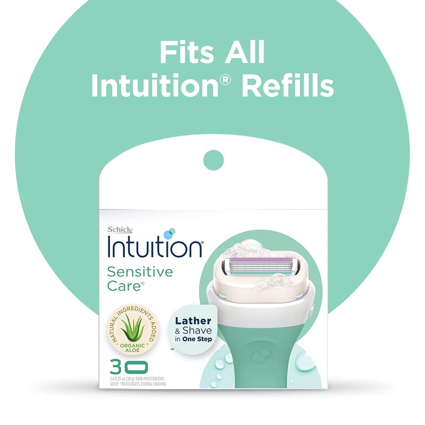 Maquinillas de afeitar Schick Intuition Sleek para mujeres con piel...