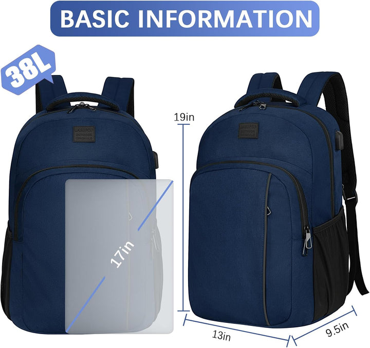 LARIPOP Mochila para laptop de viaje, de 15.6 pulgadas, mochila par...