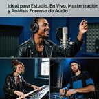 OneOdio Auriculares con cable para diadema Hi-Res Studio Monitor