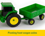 TOMY John Deere - Juego de juguetes de granja fundidos a presión, escala 1:64, incluye animales de granja, cobertizo de máquina, tractores de juguete, camiones de juguete y herramientas de granja
