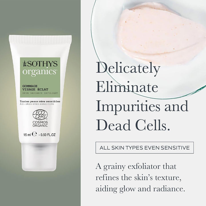 SOTHYS Skin Radiance Exfoliante | Exfoliante facial orgánico suave...