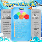60 Piezas Pelotas de Agua Reutilizables, Globos de Agua Reutilizables para Juguetes y Juegos al Aire Libre, Juguetes de Agua para Niños y Adultos Niños y Niñas - Pelotas de Juguetes de Verano para