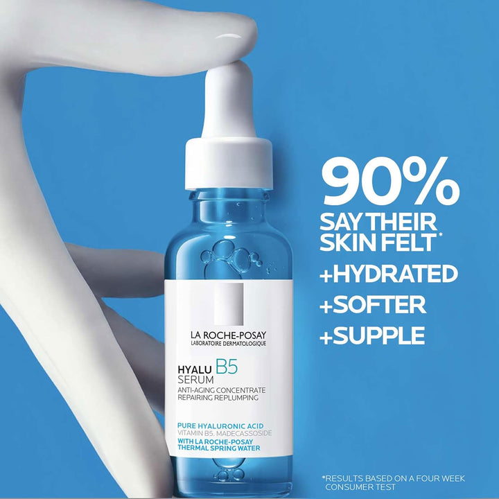 La Roche-Posay Hyalu B5 Pure Hyaluronic Acid Serum for Face, Vitami...
