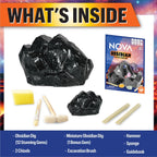 MindWare Kit de excavación de gemas para niños Nova Obsidian Excavation