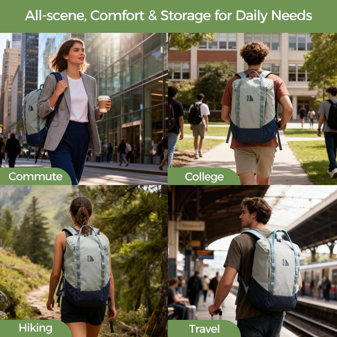 INUK Mochila para laptop para estudiantes universitarios y trabajo,...