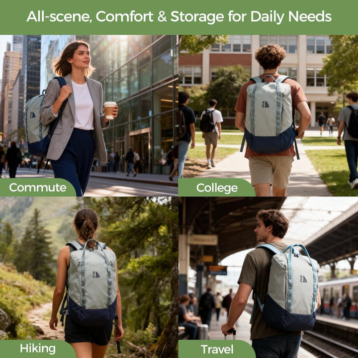 INUK Mochila para laptop para estudiantes universitarios y trabajo,...