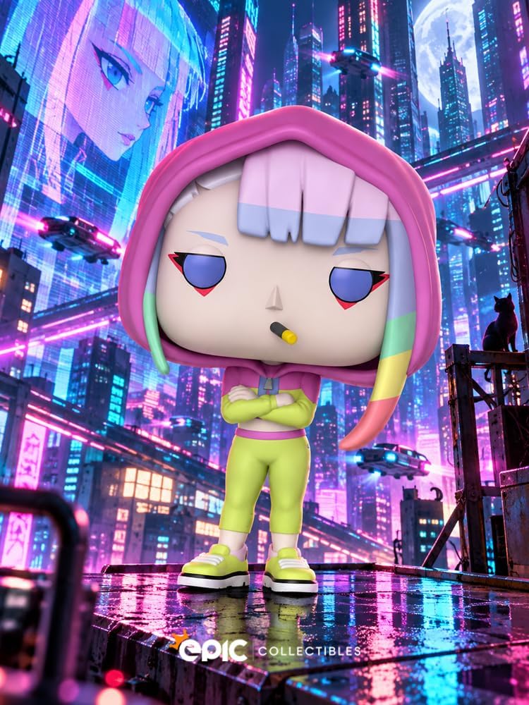 Epic Collectibles Pop Cyberpunk Edgerunner - Figura de vinilo con capucha