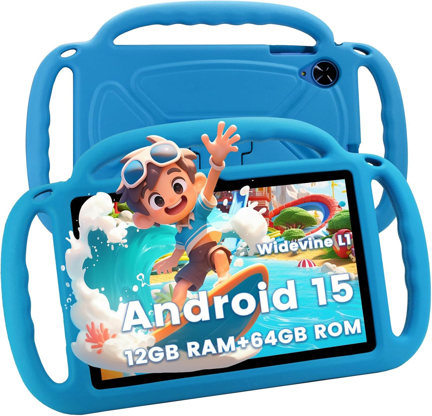 Tablet para niños Henadigi, tablet Android 15, 12 GB RAM 64 GB ROM...