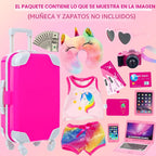 XFEYUE Juego de 23 piezas de ropa y accesorios para muñecas americanas de