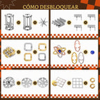24 rompecabezas de metal para adultos, lógica de coeficiente