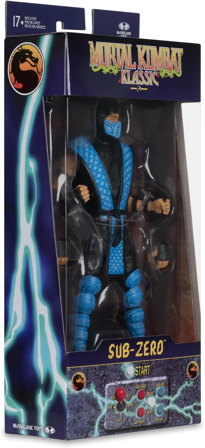 McFarlane Toys - Figura de acción Mortal Kombat Klassic Sub-Zero de...