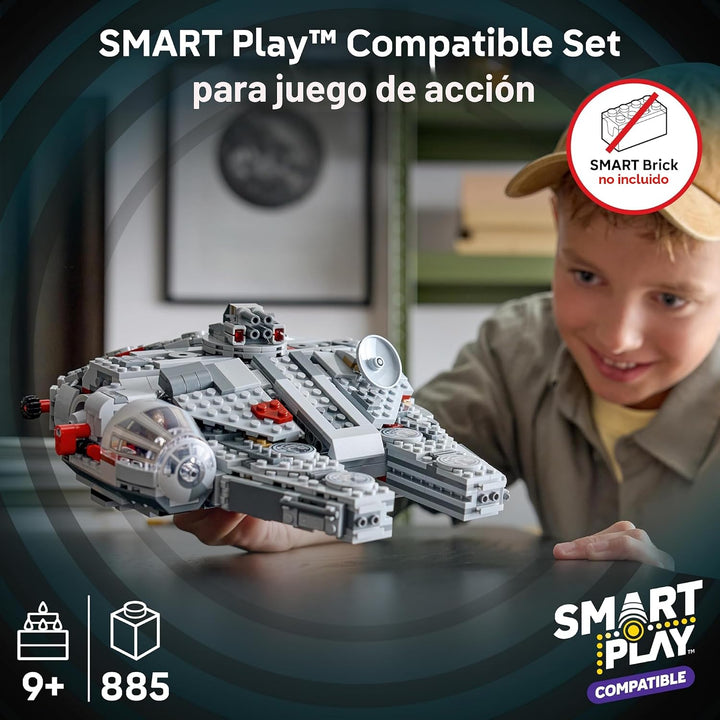 LEGO Star Wars SMART Play: Millennium Falcon Starship Building Toy...