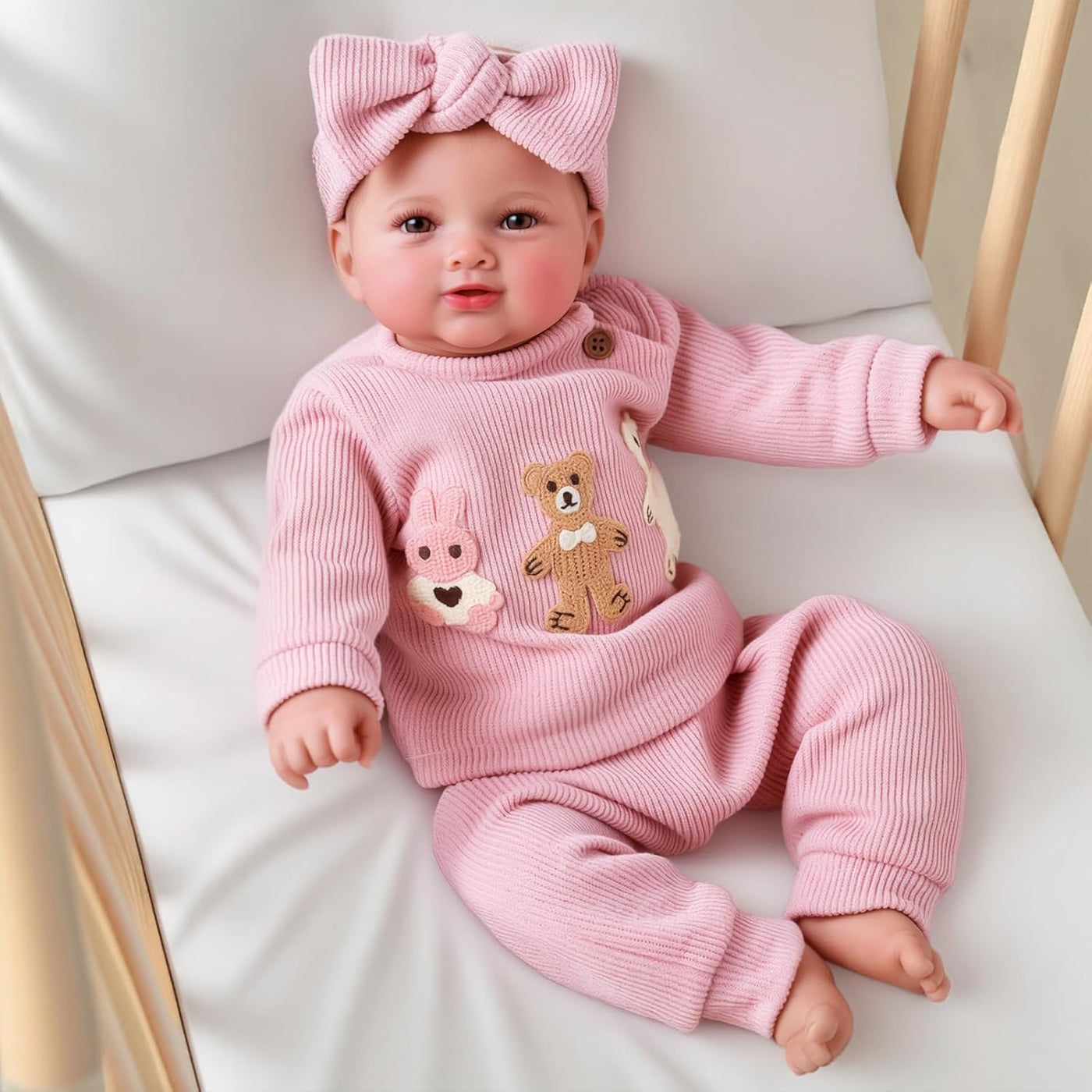 BABESIDE Muñecas de bebé reborn realistas para niñas - Benson de 20...