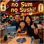 Juego familiar de suma de sushi y palillos | Desafío STEM Sushi | A partir