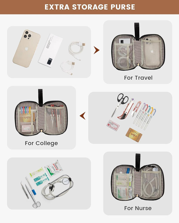 LOVEVOOK Mochila para laptop para mujer, mochila de trabajo convert...