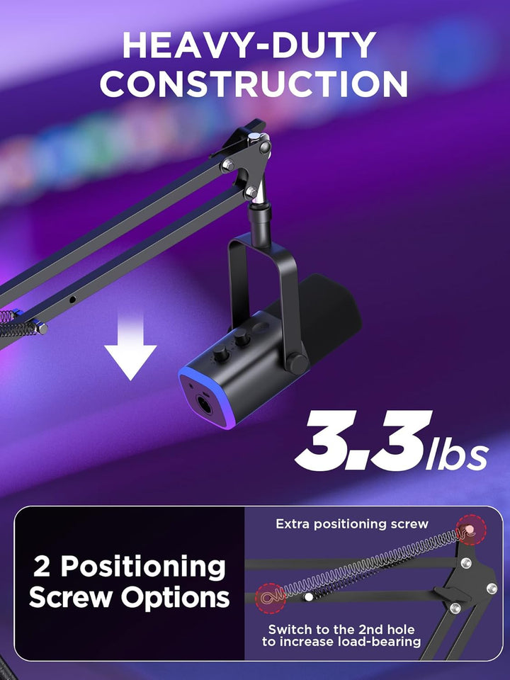 InnoGear Soporte de Micrófono con Brazo Articulado para Blue Yeti H...