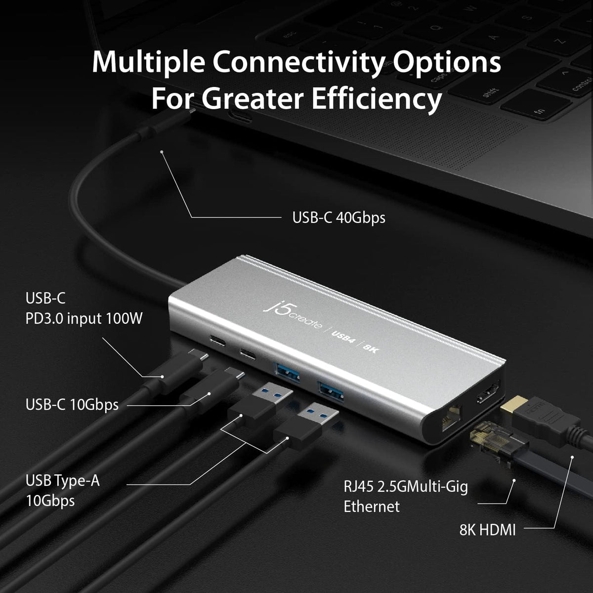 j5create, 110987, hub USB 4